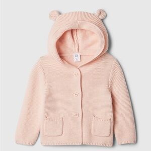 GAP Soft Pink Baby Bear Cardigan Set